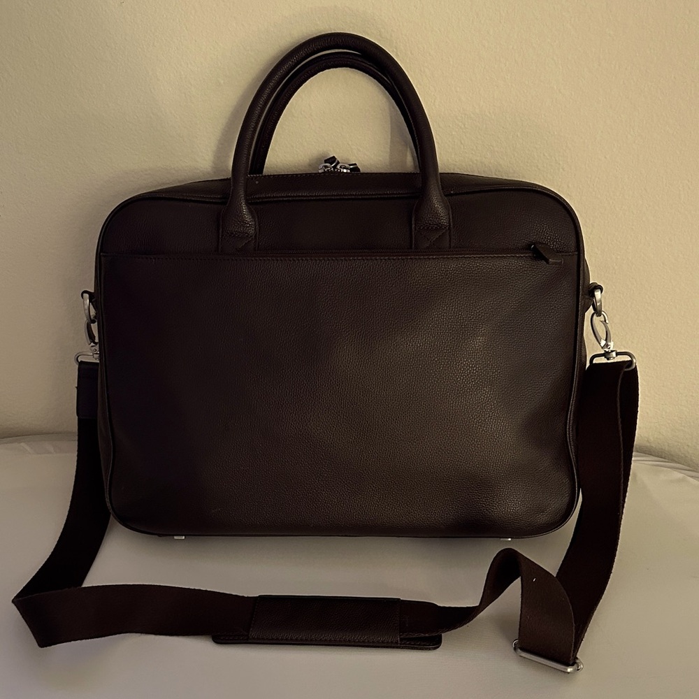 Samsonite Dark Brown Faux Leather Briefcase